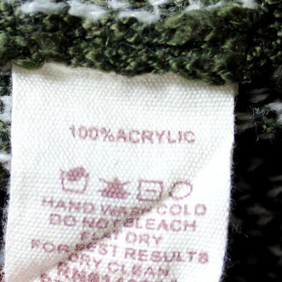 Hem & Thread Green Star Sweater Size L - Picture 6 of 6
